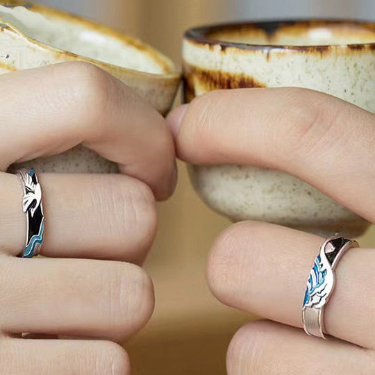Japanese Style Niche Design Ring - Original Prosperity
